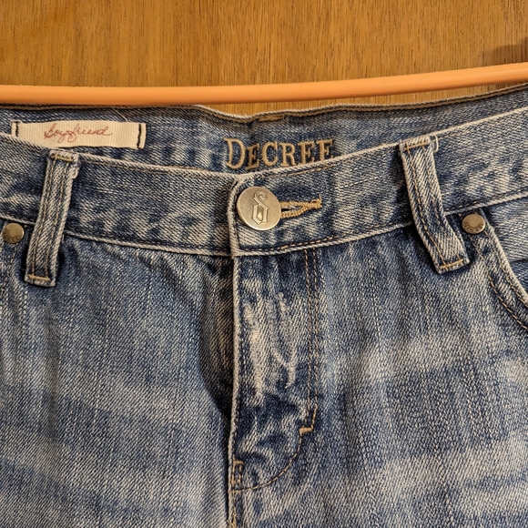 💥 5 for 25 💥 Decree jeans size 9 distressed boyfriend - Picture 7 of 9